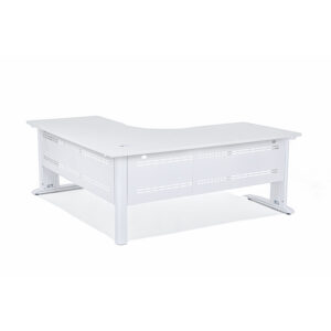 Jet Corner Workstation White Frame