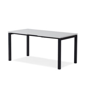 Runway Single Desk with a black frame